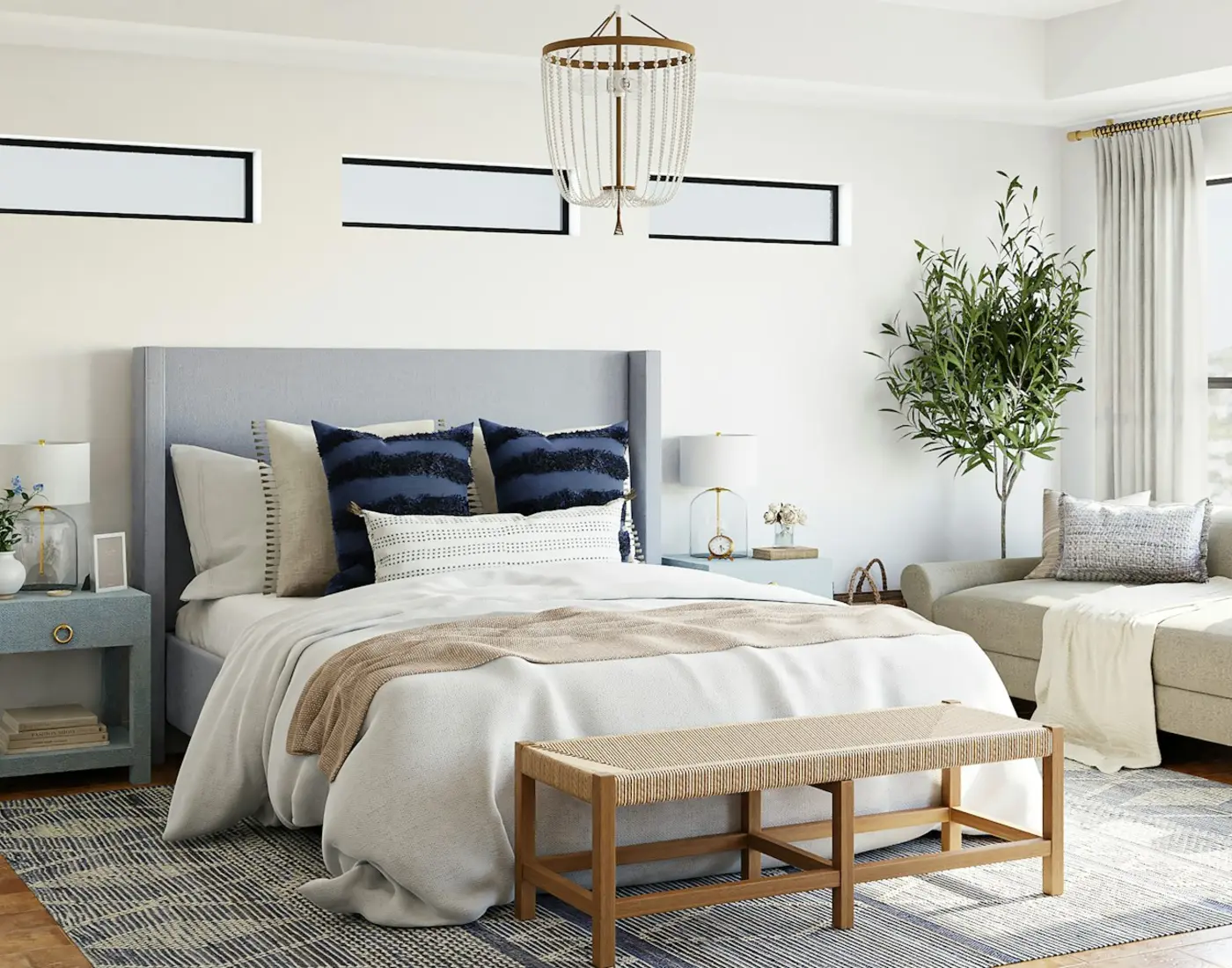 Guest-ready vacation rental bedroom